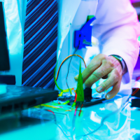 High technology electronics IOT lab in china with western scientist