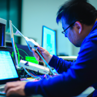 High technology electronics IOT lab in china with western scientist